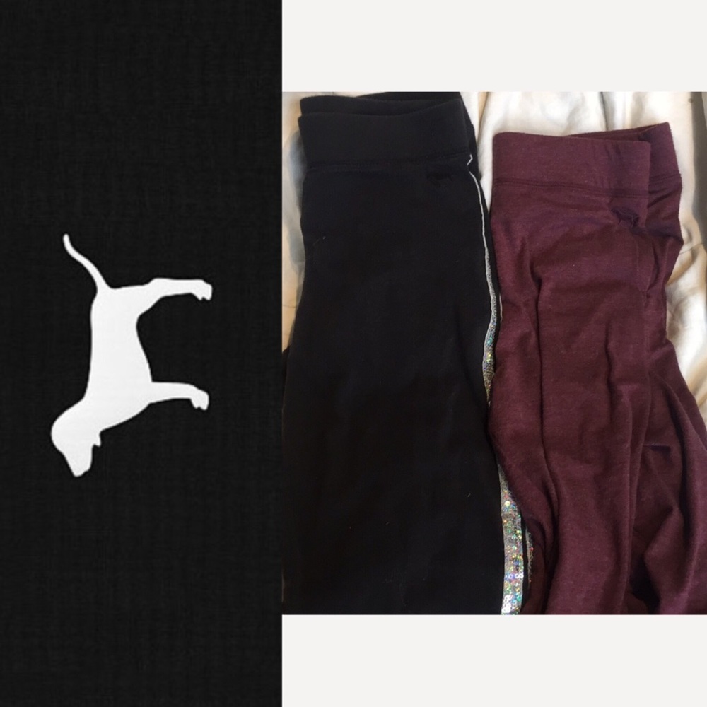 2 pair of PINK leggings!!💕open to offers